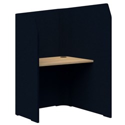 Sonic Mini Focus Standup Pod 1300x900x1000mm Dark Blue/Classic Oak