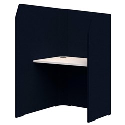 Sonic Mini Focus Standup Workpod 1300x900x1000mm Dark Blue/Snow Velvet