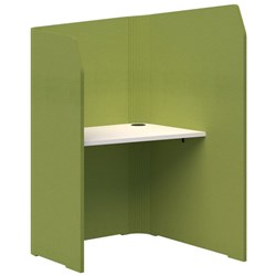 Sonic Mini Focus Standup Workpod 1300x900x1000mm Banana Green/Snow