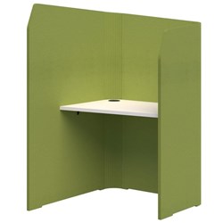 Sonic Mini Focus Standup Workpod 1300x900x1000mm Banana Green/Snow