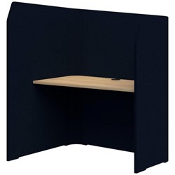 Sonic Focus Pod 1500/1300x1200x1000/625mm Black/Classic Oak