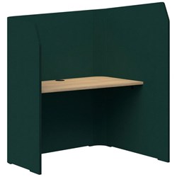 Sonic Focus Pod 1500/1300x1200x1000/625mm Peacock Green/Classic Oak