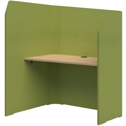 Sonic Focus Pod 1500/1300x1200x1000/625mm Banana Green/Classic Oak