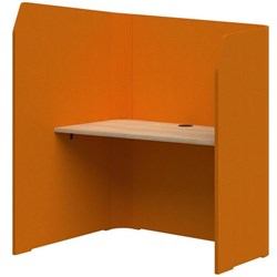 Sonic Focus Pod 1500/1300x1200x1000/625mm Orange/Classic Oak