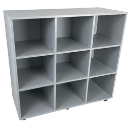 SitRite Mobile Pigeon Hole Unit 1080x930mm Grey