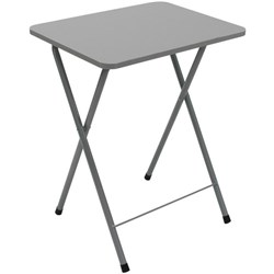 Mobel Folding Exam Desk 600x450x725mm Grey