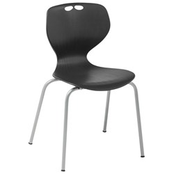 Eden Omni 4 Leg Polypropylene Chair Black