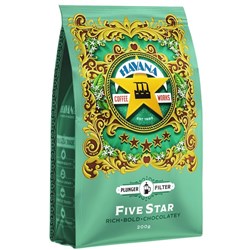 Havana Five Star Plunger and Filter Ground Coffee 200g 