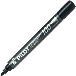 Pilot SCA-100 Black Permanent Markers Fine Bullet Tip, Pack of 12