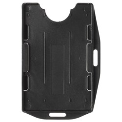 Okin Double Sided ID Card Holder Black 86x54mm, Pack of 10