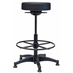 Buro Polo Drafting Stool Black