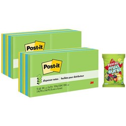 Post-It® Notes R330 Pop-Up 76x76mm Floral Fantasy, 2 Packs of 12
