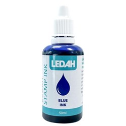 Ledah Stamp Ink 50ml Blue