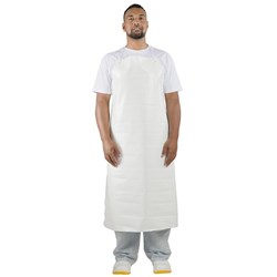 IDAS PVC Apron with Metal Clips 900x1350mm White