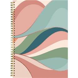 Collins A5 Designer Planner Week To View Undated Abstract