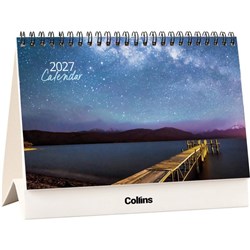 Collins Desk Calendar Month To View 2027 New Zealand