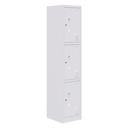 Fortis Locker 3 Door Key Lock 1850x380x450mm