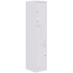 Fortis Locker 2 Door Step Key Lock 1850x380x450mm