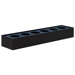 Fortis Steel Planter Box 180x1800x450mm Black