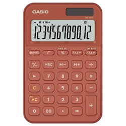 Casio MS20 Desktop Calculator Red