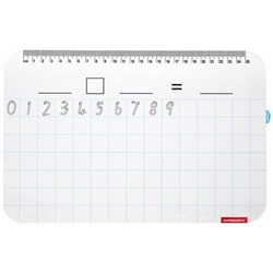 Warwick Magnetic Whiteboard Sheet Number Formation 300x200mm
