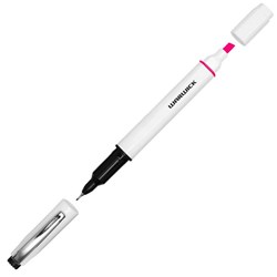 Warwick Dual Tip Pen And Highlighter Black/Pink