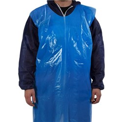 Pomona Apron Disposable 30MU 1170MMX690MM Blue Carton of 1000