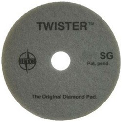 Twister Cleaning Floor Pad SG 10000 17" Grey, Pack of 2