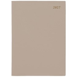 Cumberland A5 Soho Diary Day Per Page 2027 Sandstone