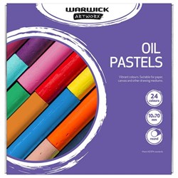 Warwick Artworx Oil Pastels Assorted Colours, Pack of 24