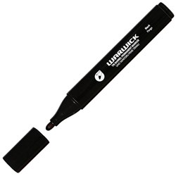 Warwick Tri Barrel Permanent Marker Bullet Tip Black