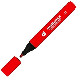 Warwick Tri Barrel Permanent Marker Bullet Tip Red