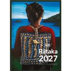 Tuhi A51 Bilingual Diary A5 Day Per Page Rataka 2027 Kete Pikau