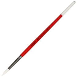 Bockingford 6907 Premium Round Paint Brush White Taklon No. 8 6mm