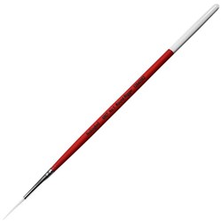 Bockingford 6907 Premium Round Rigger Paint Brush White Taklon No. 1 1.2mm