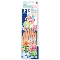 Staedtler Jumbo Coloured Pencils Natural, Pack of 12