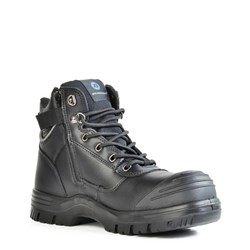 Bata Atlas Zip Sided Lace Up Boots Size 5