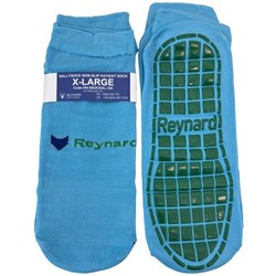 Reynard Non-Slip Sallysock Green Grip XL, Pack of 5 Pairs