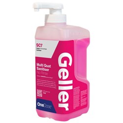 Geller OneDose SC7 Multi Quat No Rinse Sanitiser 1 Litre