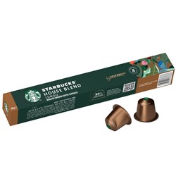 Starbucks House Blend Lungo Coffee Capsules 52g, Box of 10