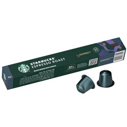 Starbucks Espresso Roast Coffee Capsules 55g, Box of 10