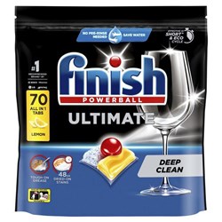 Finish Ultimate Dishwashing Tablets Lemon, Pack of 70
