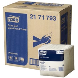 Tork Premium Extra Soft Guest Hand Towels, Carton of 4 Packs of 100
