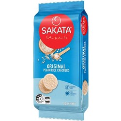 Sakata Gluten Free Rice Crackers Plain 90g