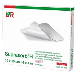 Suprasorb H Hydrocolloid Wound Dressing 100x100mm, Box of 10