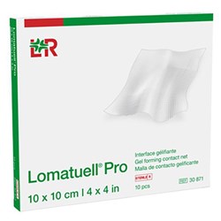 Lomatuell Pro Gel-Forming Contact Net 100x100mm, Box of 10