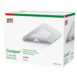 Curapor Surgical Sterile Dressing 70x50mm, Box of 100