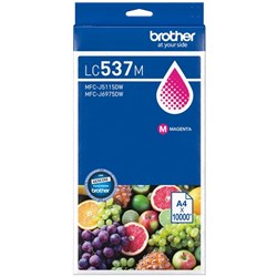 Brother LC537M Magenta Ink Cartridge