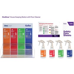 Geller OneDose House Keeping With Floor Cleaner Station Starter Kit