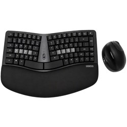 Kinesis Wave Keyboard and R-Go 3 In 1 Right Hand Mouse Medium Desktop Set